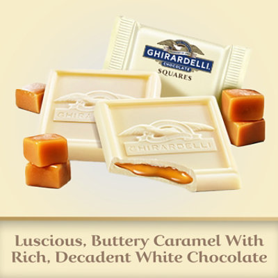 Ghirardelli White Chocolate Squares With Caramel Filling - 5 Oz - Image 2