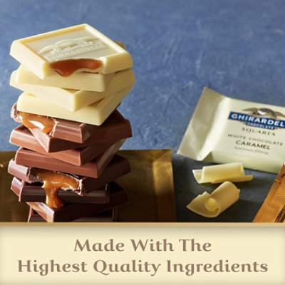 Ghirardelli White Chocolate Squares With Caramel Filling - 5 Oz - Image 5