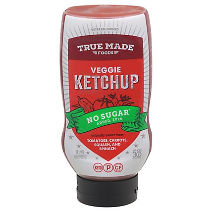 True Made Foods Ketchup Vegetable No Added Sugar - 17 Oz - Image 3