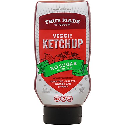 True Made Foods Ketchup Vegetable No Added Sugar - 17 Oz - Image 2