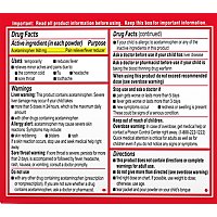 Tylenol Childrens Pain Reliever/Fever Reducer Dissolve Packs Wild Berry - 18 Count - Image 5