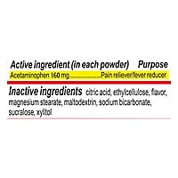 Tylenol Childrens Pain Reliever/Fever Reducer Dissolve Packs Wild Berry - 18 Count - Image 4