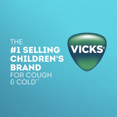 Vicks Childrens Cough Congestion Syrup Strawberry - 6 Fl. Oz. - Image 5