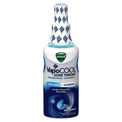 Vicks VapoCool Sore Throat Spray Cooling + Numbing Winterfrost - 6 Fl. Oz. - Image 6