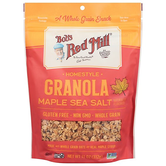 Bob's Red Mill Gluten Free Maple Sea Salt Homestyle Granola - 11 Oz