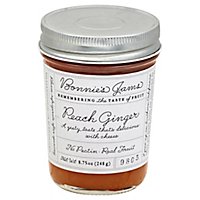 Bonnies Jams Jam Peach Ginger - 8.75 Oz - Image 1