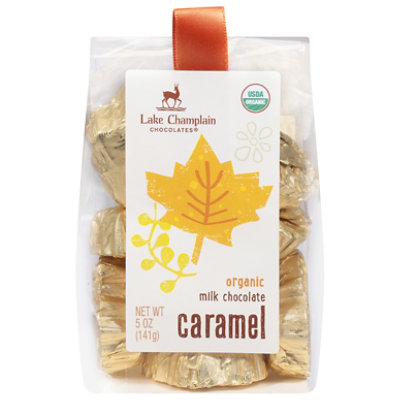 Lake Champlain Org Milk Choc Carm Leaves - 5 Oz - Image 3