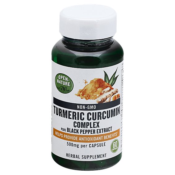 Open Nature Supplement Turmeric Curcumin - 60 Count