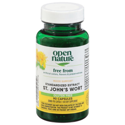 OPEN NATURE Standardized St. John's Wort 300 Mg - 90 Count - Image 2