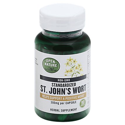 Open Nature Supplement St Johns Wort 300 Mg - 90 Count - Image 1