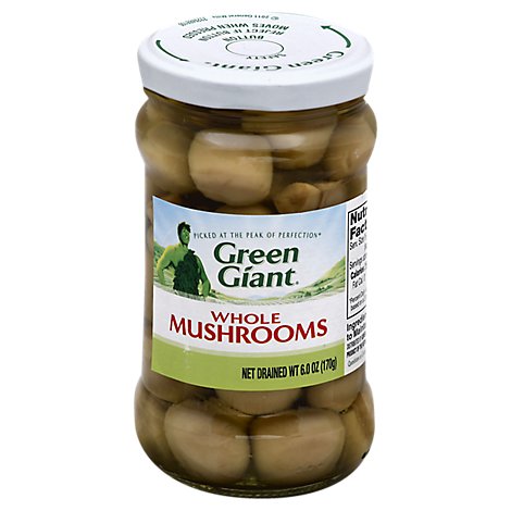 Green Giant Mushrooms Whole - 6 Oz