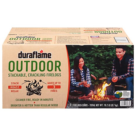 Duraflame Outdoor Firelogs - 6 Count