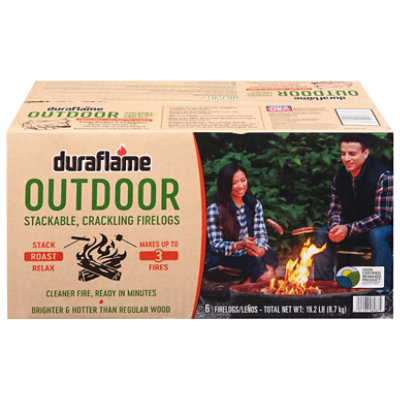 Duraflame Outdoor Firelogs - 6 Count