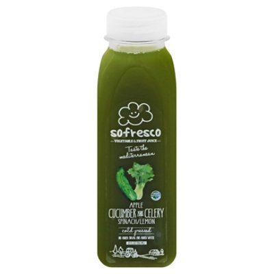 Sofresco Fruit & Vegetable Juice Apple Cucumber And Celery Spinach/Lemon - 12 Fl. Oz. - Image 3