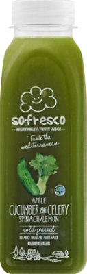 Sofresco Fruit & Vegetable Juice Apple Cucumber And Celery Spinach/Lemon - 12 Fl. Oz. - Image 2