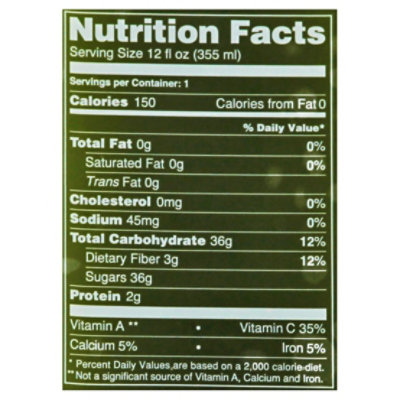 Sofresco Fruit & Vegetable Juice Apple Cucumber And Celery Spinach/Lemon - 12 Fl. Oz. - Image 4