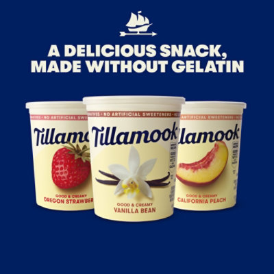 Tillamook Good & Creamy California Peach Low-Fat Yogurt Tub - 32 Oz - Image 3
