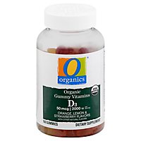 O Organics Vitamin D3 Gummies - 160 Count - Image 3