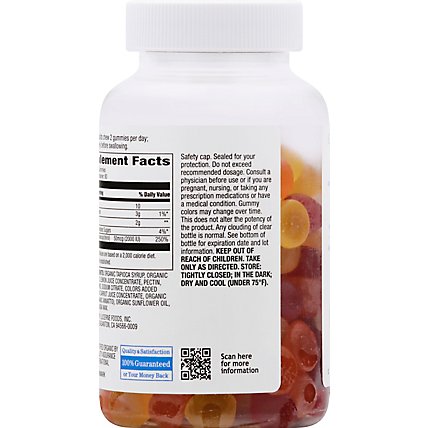 O Organics Vitamin D3 Gummies - 160 Count - Image 5