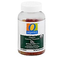 O Organics Vitamin D3 Gummies - 160 Count