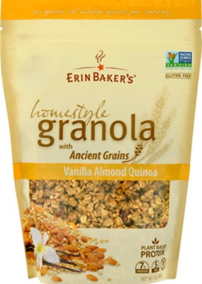 Erin Baker's Vanilla Almond Quinoa Homestyle Granola - 12 Oz - Image 2