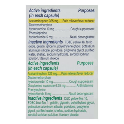 Alka-Seltzer Plus PowerMax Liquid Gels Sinus Cold & Cough Day & Night - 24 Count - Image 4