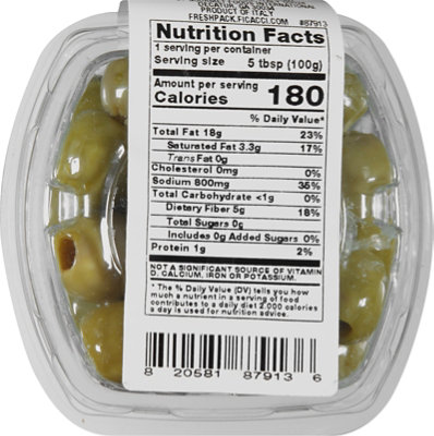 Fresh Pack Olive Castelvetrano Pitted - 4.4 Oz - Image 6