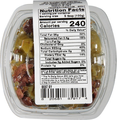 Fresh Pack Olive Mixed Sicilian Herb Pitted - 4.4 Oz - Image 6