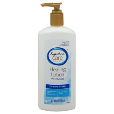 Signature Select/Care Healing Lotion W/Aloe - 14 Fl. Oz. - Image 4