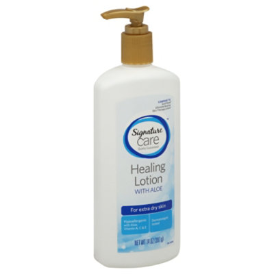 Signature Select/Care Healing Lotion W/Aloe - 14 Fl. Oz