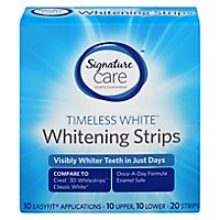 Signature Care Teeth Whitening Strips Timeless - 20 Count - Image 3