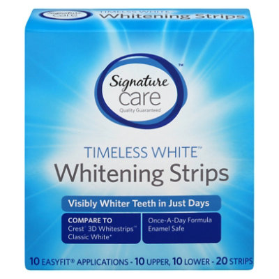 Signature Select/Care Teeth Whitening Strips Timeless - 20 Count - Image 4