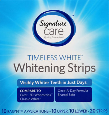 Signature Select/Care Teeth Whitening Strips Timeless - 20 Count - Image 2