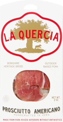 La Quercia Prosciutto Americano Sliced - 2 Oz - Image 2