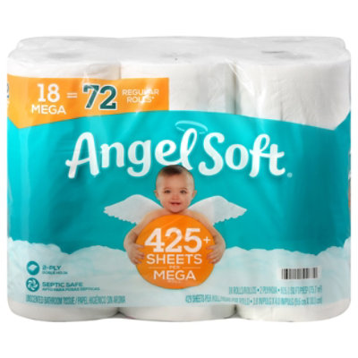 Angel Soft 18 Mega Brick White - Each - Image 3