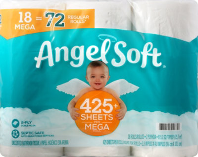 Angel Soft 18 Mega Brick White - Each - Image 2