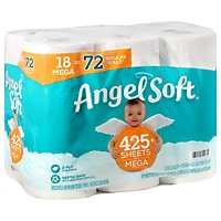 Angel Soft 18 Mega Brick White - Each - Image 1