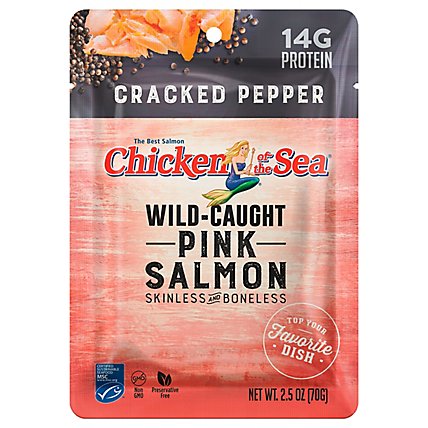 Chicken Of The Sea Wild Caught Skinless/Boneless Pink Salmon With Crckd Ppr - 2.5 Oz - Image 2