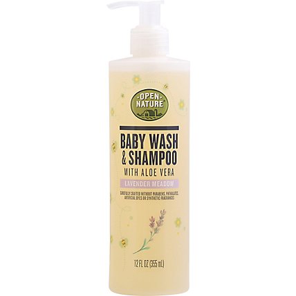 Open Nature Baby Wash And Shampoo Lavender Meadow - 12 Fl. Oz. - Image 2