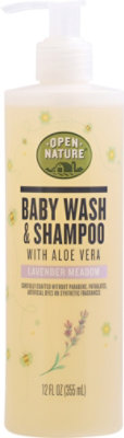 Open Nature Baby Wash And Shampoo Lavender Meadow - 12 Fl. Oz. - Image 2