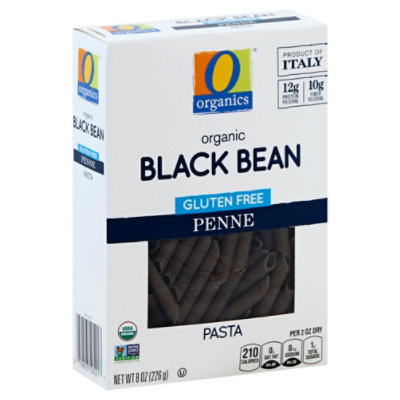 O Organic Pasta Penne Black Bean - 8 Oz