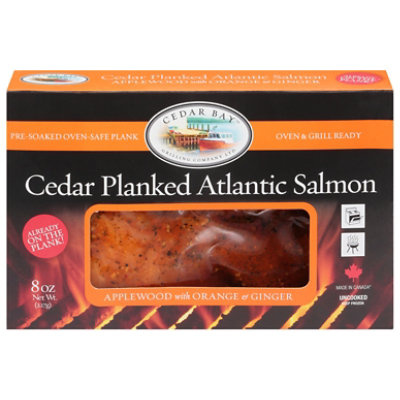 Cedar Bay Salmon Atlantic Cedar Planked Apple Wood Orange Ginger - 8 Oz - Image 3