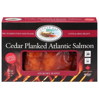 Cedar Bay Salmon Atlantic Cedar Plank Hickory Maple Box - 8 Oz - Image 3