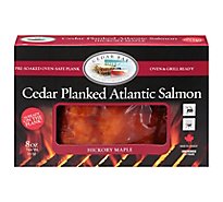 Cedar Bay Salmon Atlantic Cedar Plank Hickory Maple Box - 8 Oz