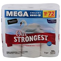 Signature Select Bath Tissue Strongest Mega - 18 Roll
