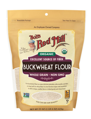 Bobs Red Mill Organic Flour Buckwheat - 22 Oz