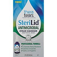 Thera Tears SteriLid Eyelid Cleanser And Facial Wash Antimicrobial - 2 Fl. Oz. - Image 2