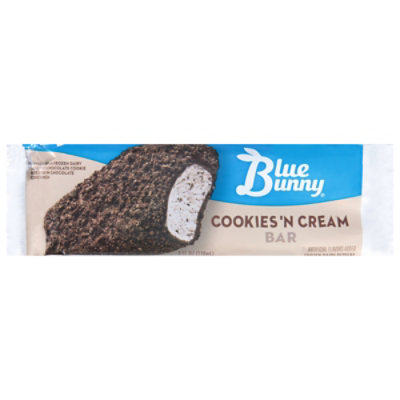 Blue Bunny Ice Cream Bar Cookies N Cream - 4 Fl. Oz.