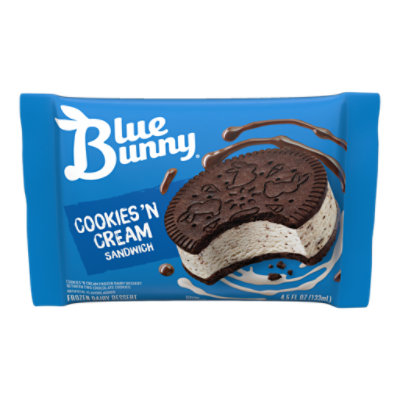 Blue bunny ice cream sandwich discount