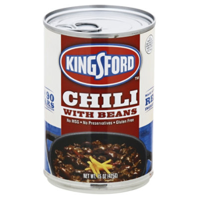 Kingsford Chili W/ Beans 15 Oz Safeway